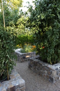 Stone Raised Beds